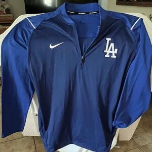 Nike Men’s LA Dodgers Game Time 1/4 Zip Top